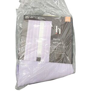Home Expressions Remy Hawthorn Purple Curtain Panel Sheer Rod Pocket 40 x 84"